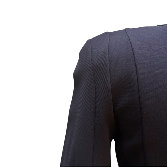 Theory Crepe Tunic Top with Hidden Zipper Sleeves | S - Picture 9 of 13